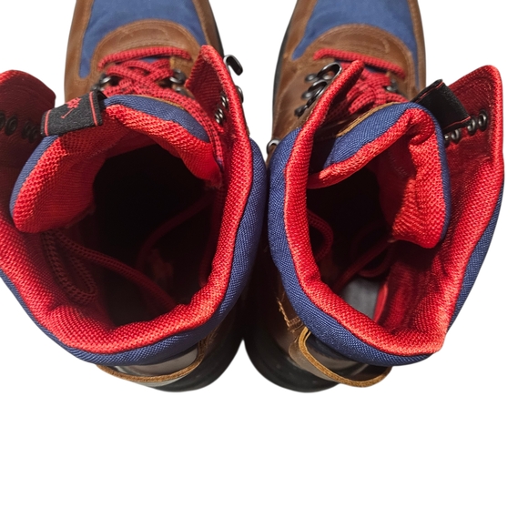 Polo Ralph Lauren Brown and Navy Men's Boots - Picture 6 of 7